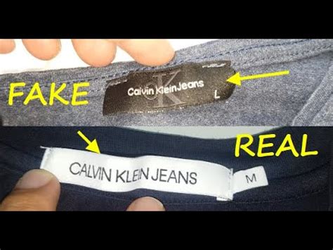 Calvin Klein jeans shirt counterfeit